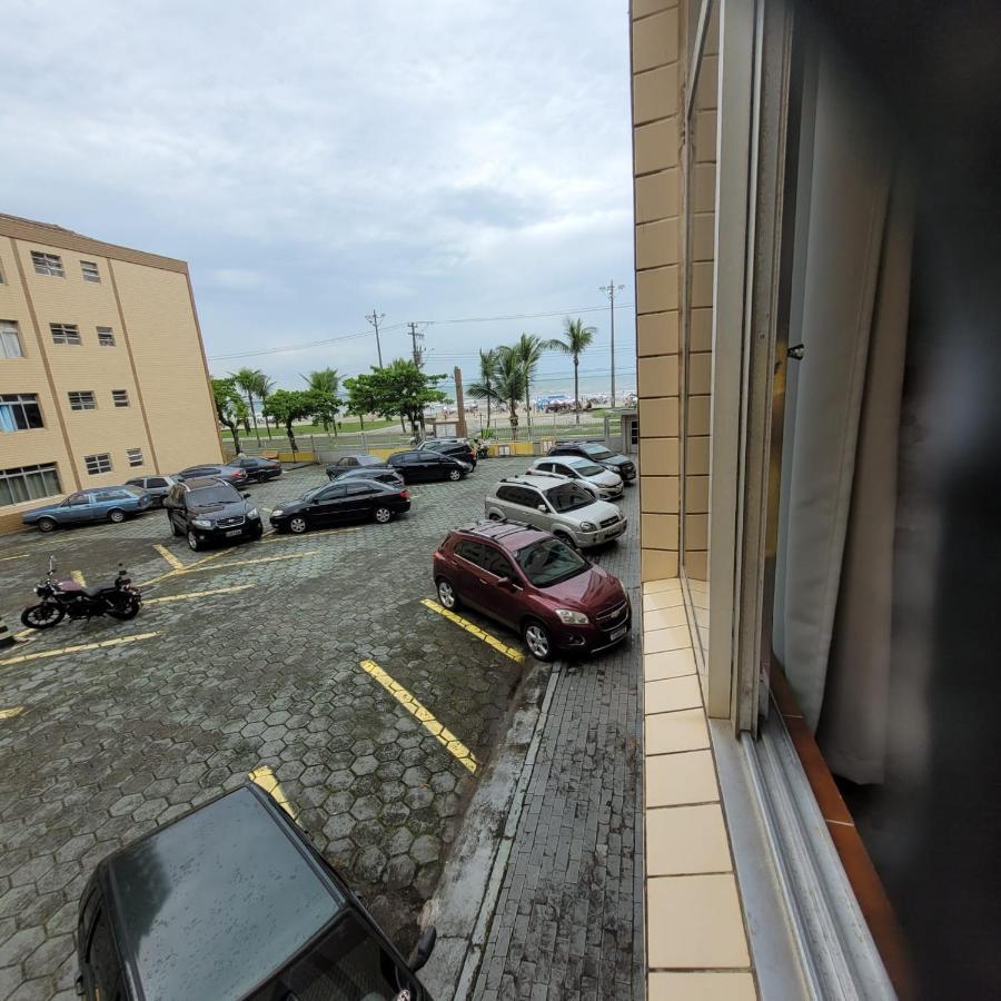 Kitnet Frente Pro Mar Em Vila Caicara, Portaria 24 Hs E Wifi برايا جراندي المظهر الخارجي الصورة